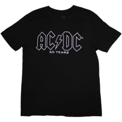 AC/DC Majica Logo History Black M