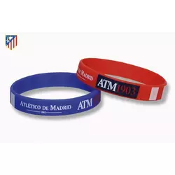 Atletico Madrid 2x silikonska zapestnica