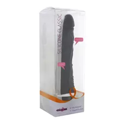 Klasičan crni silikonski vibrator SEVCR01399