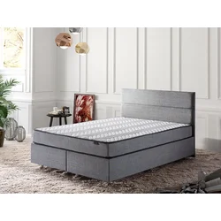 Hanah Home Francuski ležaj Silver, 150x100x200 cm, Sivi
