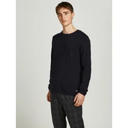 JACK & JONES Muški džemper 12157321, Crni