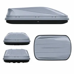 Krovni kofer Premium, 450l, 139x88x40cm, Sivi