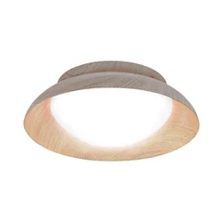 Osram - Plafonsko svetlo ORBIS MILAN 2xE27/10W/230V, prečnik 30,5 cm, dekor drveta