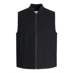 JACK & JONES Brezrokavnik JJEDOVER črna