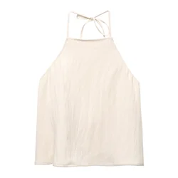 Pull&Bear Top svetlo bež