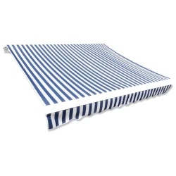 Platno za tendu plavo-bijelo 3,5 x 2,5 m