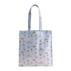 Cath Kidston Nakupovalna torba  kremna / golobje modra / rumena / rdeča