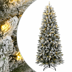 Umjetno božićno drvce sa 150 LED žarulja i snijegom 120 cm