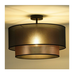 Duolla - Plafonski luster COPPER SHINY 1xE27/15W/230V prečnik 45 cm braon/mesingana