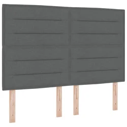 Uzglavlje Tamno siva 160 cm tkanina