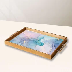 Aberto Design Poslužavnik TPEA10028 50 x 29 x 3.5 cm, Šareni