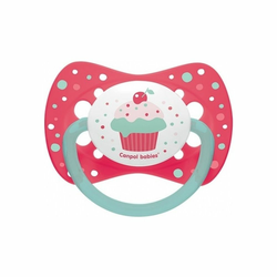 Canpol silikonska simetrična cucla 6-18m 23/283 Cupcake - Pink