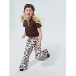 Sinsay - Pamučne wide leg farmerke sa životinjskim motivom - šareno