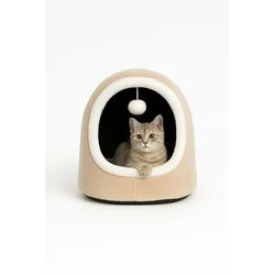 Paws & Whiskers Krevet za mačke Alaska STD, 40 x 35 x 35 cm, Krem