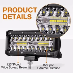 Snažan LED bar 120W