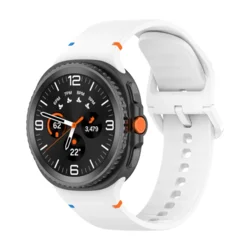 Silikonska narukvica za pametni sat Samsung Galaxy watch 8 bela