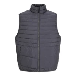 JACK & JONES Muški prsluk 12256987, Sivi