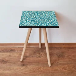Hanah Home Klub sto Shp171, 35x42x35 cm, Tirkizni