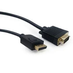 CCP-DPM-VGAM-6 Gembird DisplayPort to VGA adapter cable, black, 1.8 m