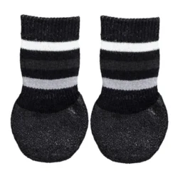 Trixie Čarape za Pse Crna Non Slip - XL