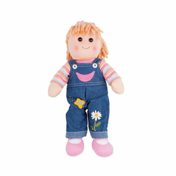Bigjigs Toys Platnena lutka Penny 38 cm