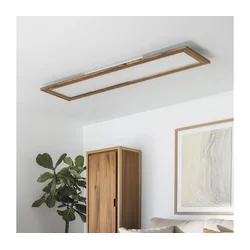 Brilagi - LED plafonsko svetlo SLIMFRAME WOOD LED/58W/230V 124x34 cm braon