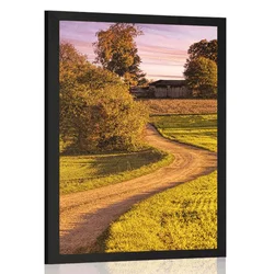 Plakat pogled na podeželje - 40x60 no frame