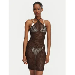 Guess Obleka za na plažo E6GK05 Z5402 Temno rjava Regular Fit