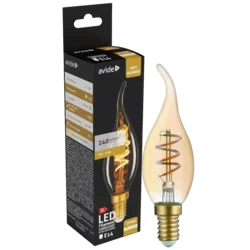 Avide Žarulja,LED 3W,E14,2700K,230V AC,topla bijela svjetlost - Soft Filament Candle Flame 3W E14