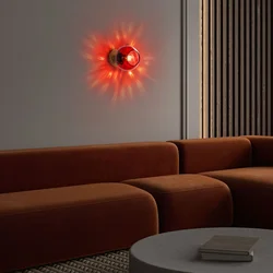 Opviq Zidna lampa Benek-15-14401, 15x18x15cm, IP20, Zlatna boje