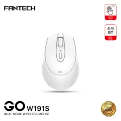 Mis kancelarijski Fantech W191s Go beli