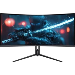 Monitor 34 TESLA 34GH949BW3 VA/Zakrivljeni/21:9/3440x1440/165Hz/1sms/MPRT/HDMIx2,DP1USB type C Crni