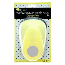 Dekorativni luknjač 7,5 cm | Valoviti krog