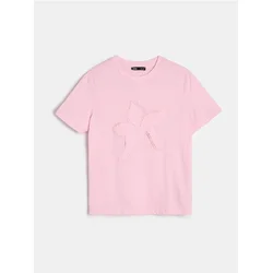 Sinsay - Majica sa cvetnim printom - roze