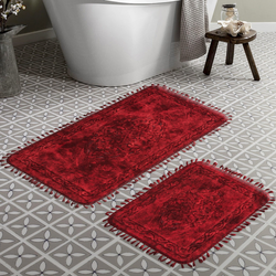 Lessentiel Maison Set 2 prostirke za kupatilo Bordo