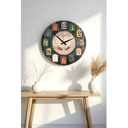 Wallity Dekorativni zidni sat Huhuas00025, 50x50 cm
