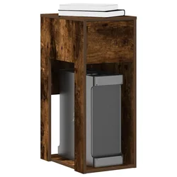Tower stalak za računalo s ladicom boja hrasta 30x44x74 cm