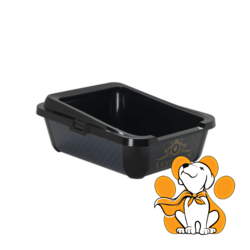 Moderna Hercules Tray+Rim Black 50cm, Otvoreni Toalet Za Mačke