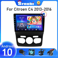 Srnubi Android 10 Carplay Auto Car Audio Radio for Citroen C4 B7 2013 2014 2015 2016 Multimedia Player 2 Din WIFI RDS Stereo DVD