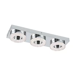 Eglo Fradelo zidna/plafonjera/3, led, 3x4w, hrom/kristal