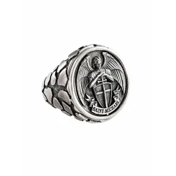 REYTEL Prstan Saint Michael srebrna