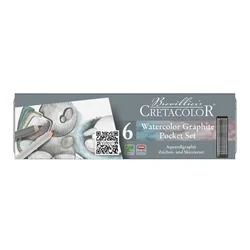Umjetničke grafitne i watercolor olovke Cretacolor set 6/1