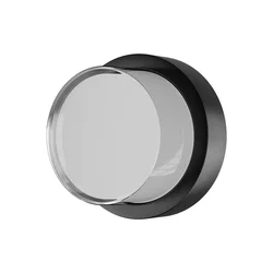 Braytron Zidna baštenska svetiljka BRY-G2-OKRUGLA-CRNA-15W-3000K-IP65