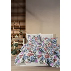 Lessentiel Maison Set Prekrivač i jasučnice Lotus, 200 x 230 cm, Šareni