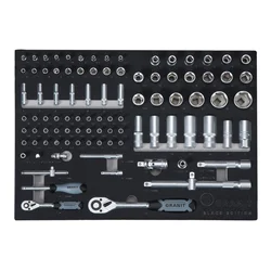 Komplet nasadnih ključev 1/2 + 1/4 94 kosov