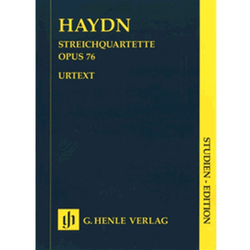 HAYDN:STRING QUARTETS OP.76 BOOK X STUDY SCORE