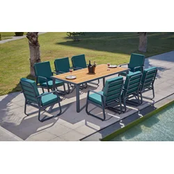 Hanah Home Baštenska garnitura Milano 63x91x60?cm Antracit-Smeđa