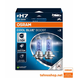 ŽARNICA OSRAM HALOGEN H7 COOL BLUE BOOST 62210CBB-2HB 80W 12V PX26d 2HB