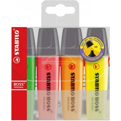 STABILO marker Boss Original 70/4, 4 kom