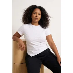 Trendyol Curve Ženska bluza Tbbss26Af00080, Bela